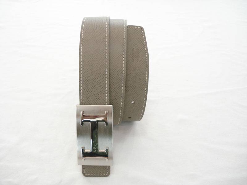 Hermes Belt 3009 grey & coffee